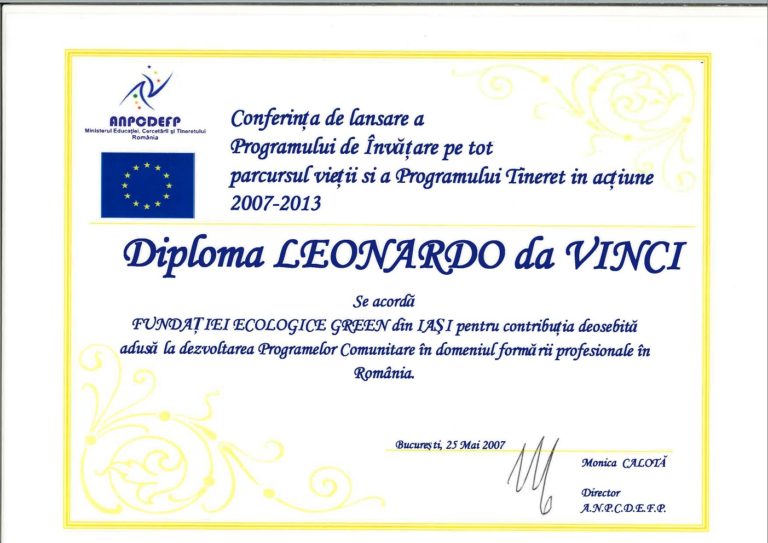 diploma leonardo