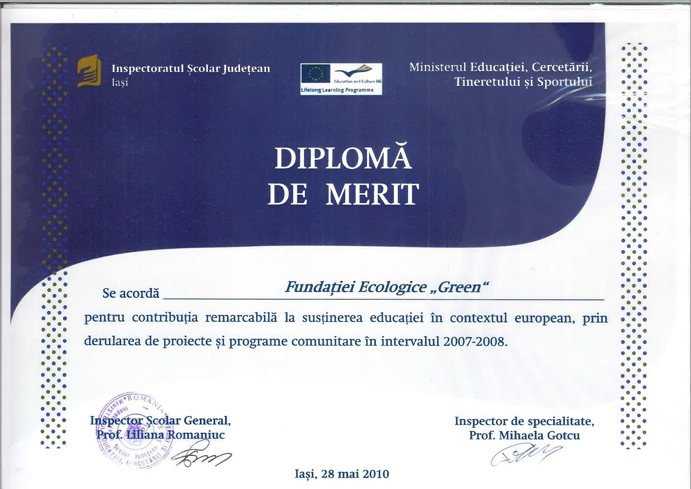 diploma de merit